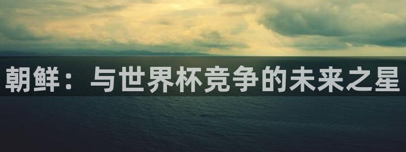 世界杯足球：朝鲜：与世界杯竞争的未来之星